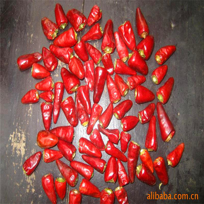 Putaran 12% Kelembaban Red Bullet Chilli Anhydrous HACCP Dengan Hat King Ukuran Kecil