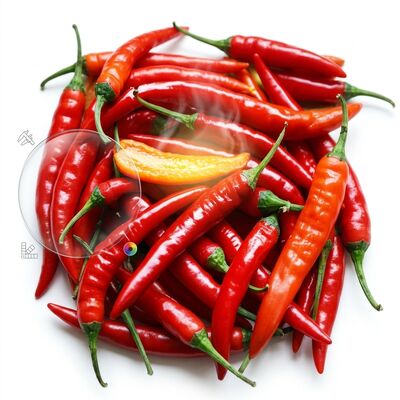 Cabai Merah Kering Aroma Tajam Wangi Kuat Utuh 4-7cm 5000-20000SHU Kualitas Ekspor Grosir