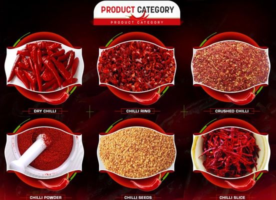 2% Max Broken Rate Air Dried Red Bullet Chili dengan Sampel dan Freight dikumpulkan