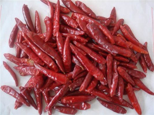 Nol Aditif Cabai Merah Tianjin Bentuk Tongkat Cile Kering Merah Pedas