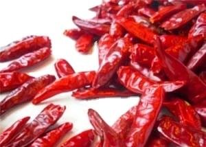 Cabai Merah Tianjin Kering Udara Sedang Hot Stemmed Kering Chili Pods