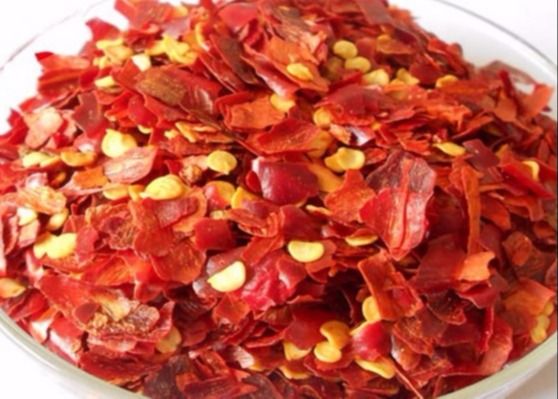 5000SHU Cabai Merah Hancur 8% Kelembaban Hot Chilli Flakes Sundried