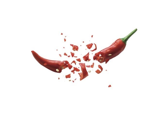 Pepper Chilli Buah dan Sayuran Bubuk Dengan Seluruh Buah Chilli