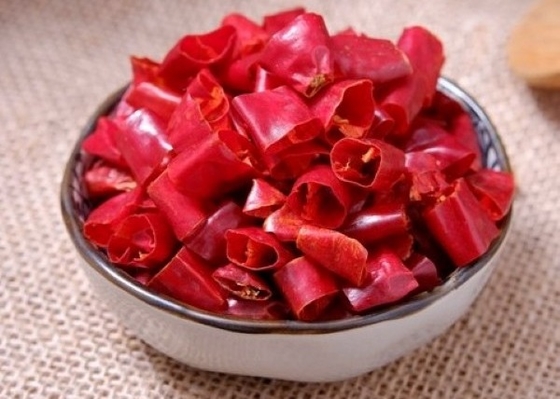 25KG Cherry Red Guajillo Chili 10 - 15cm 500SHU tanpa batang