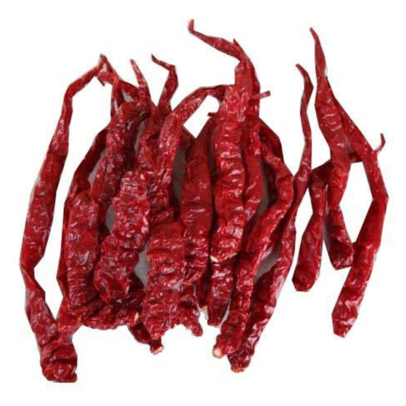 Aditif makanan Pepper paprika kering udara dengan batang untuk ekstraksi pigmen warna 10-20cm
