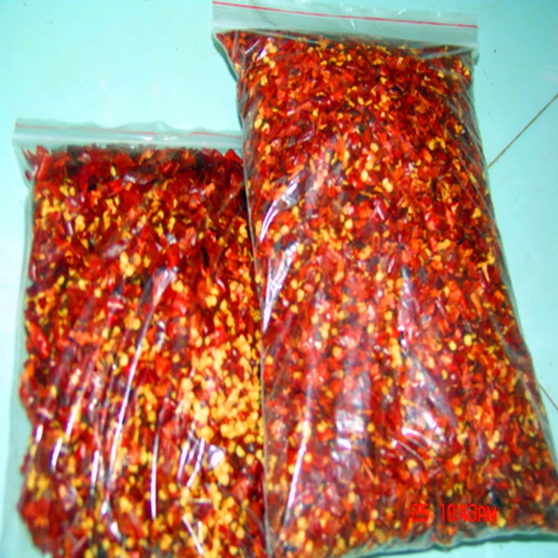Buah Pepper Flakes untuk Mengambil Warna