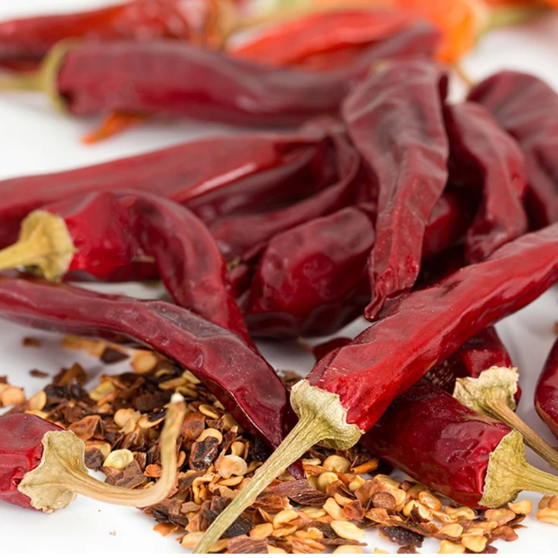 Pepper cayenne yang tajam Sanying kuat Tianjin Chilli Paprika Tanpa batang atau potong batang
