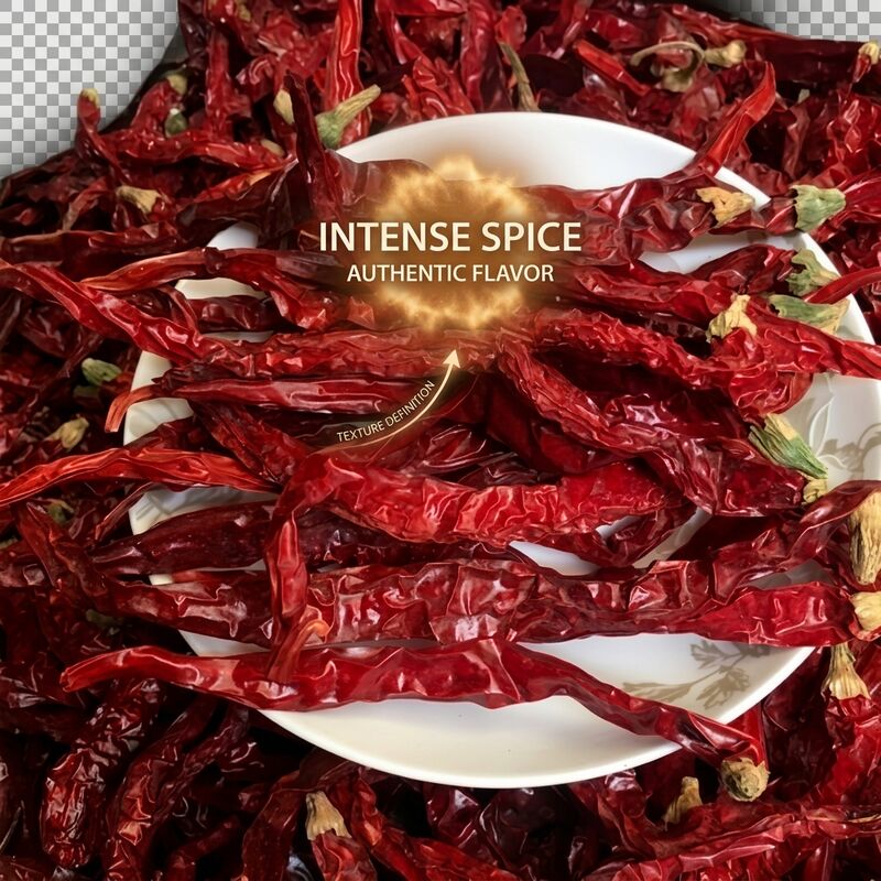Singkat Merah Merah Dingin Peppers alami Dingin 3-5cm Pods kecil 5000-10000SHU Ekspor Grade Grosir