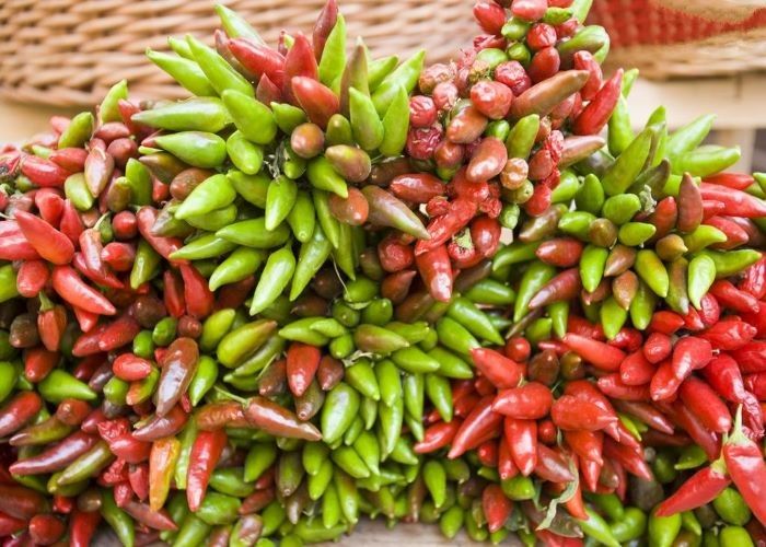 Dried Birds Eye Chili Panas Tinggi Tingkat 10000-20000shu Chili Pepper untuk Keuntungan Anda